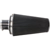Ramair Pleated 80mm (3.1inch) ID Neck XLarge Cone Air Filter with Velocity Stack and Coupling-Filters-carbonizeduk