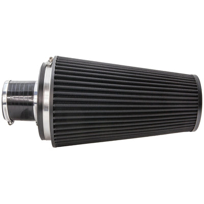 Ramair Pleated 80mm (3.1inch) ID Neck XLarge Cone Air Filter with Velocity Stack and Coupling-Filters-carbonizeduk