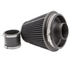 Ramair Pleated 83mm (3.25inch) ID Neck Large Cone Air Filter with Velocity Stack and Coupling-Filters-carbonizeduk