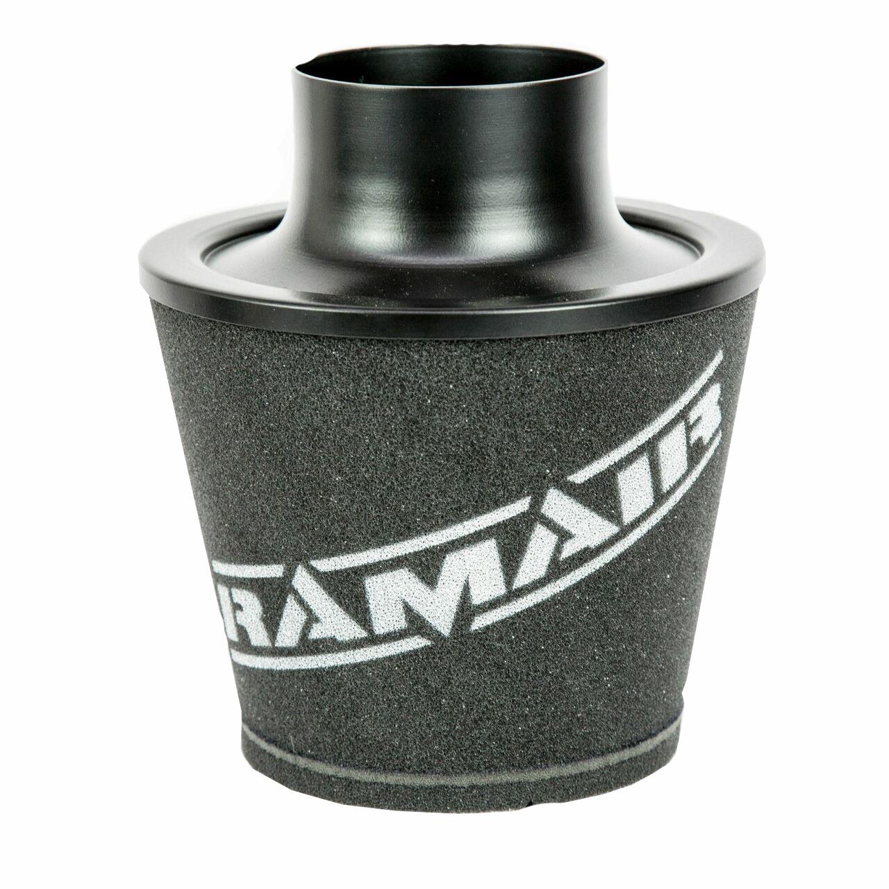 Ramair Large Foam Filter Aluminium Base 100mm (3.9inch) OD Black-Filters-carbonizeduk