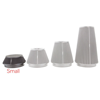 Ramair Pleated 70mm (2.75inch) OD Neck Small Cone Air Filter with Velocity Stack-Filters-carbonizeduk