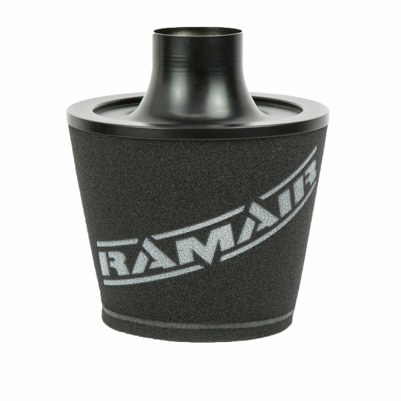 Ramair Foam Jet Stream Large Cone Air Filter70mm (2.75inch) OD Black-Filters-carbonizeduk