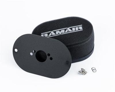 Carburettor Foam Air Filter with Baseplate to fit SU HS2 1.25in (32mm Mini Offset) - 65mm Internal Height-Filters-carbonizeduk