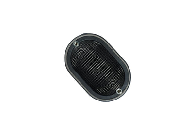 Domed Carb Air Filter & Baseplate to fit Dellorto 40 DHLA - 100mm Internal Height-Filters-carbonizeduk