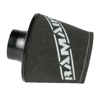 Ramair Large Foam Filter Aluminium Base 90mm (3.5inch) OD Black-Filters-carbonizeduk