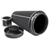 Ramair Pleated 80mm (3.1inch) ID Neck XLarge Cone Air Filter with Velocity Stack and Coupling-Filters-carbonizeduk