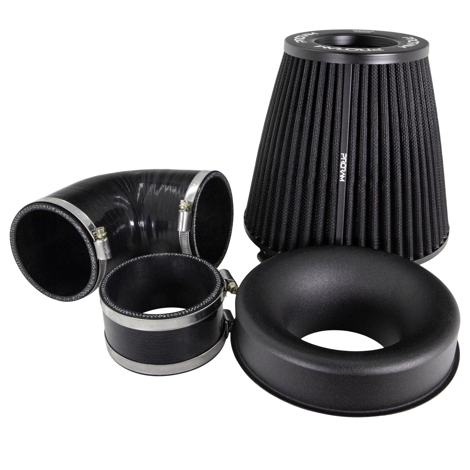 Performance Pleated Induction Kit for MK2 Focus ST - Black Hoses-Intake Kits-carbonizeduk