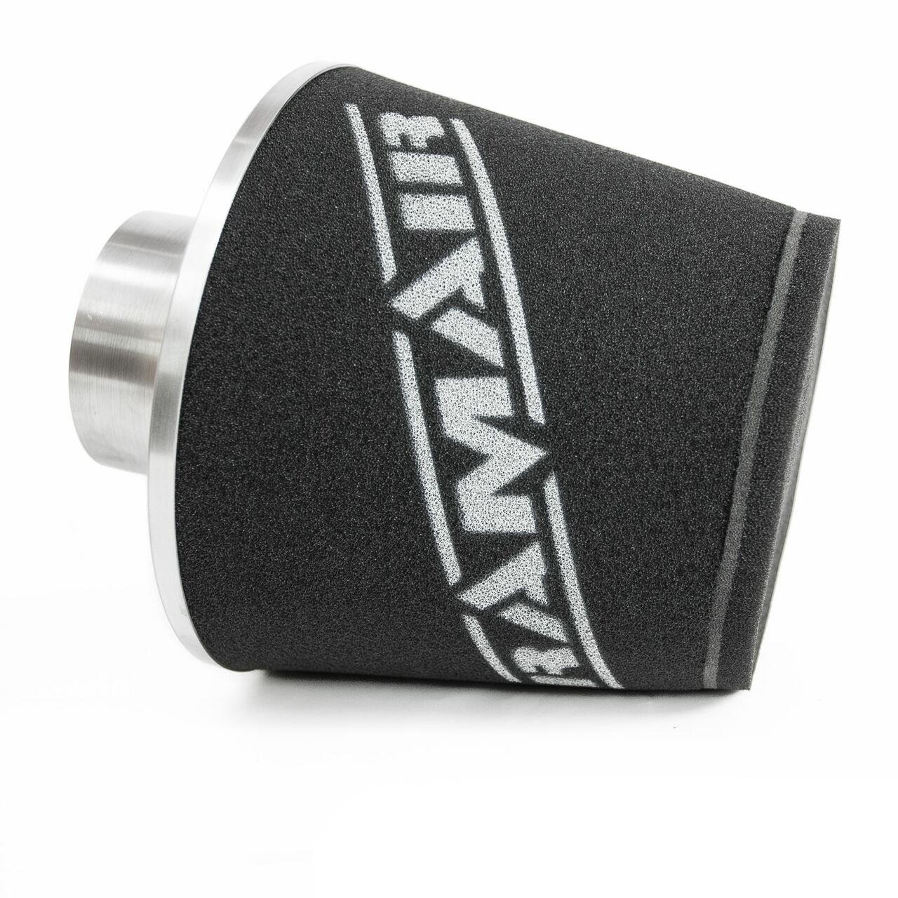 Ramair Large Foam Filter Aluminium Base 90mm (3.5inch) OD Silver-Filters-carbonizeduk