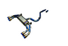Volkswagen Golf R MK7/7.5 2.0 Performance sports Titanium Catback Exhaust 2016-2019-carbonizeduk