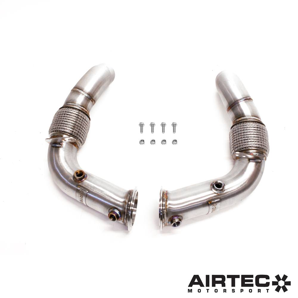 AIRTEC Motorsport De-Cat Downpipe for BMW S63 engine (M5/M6)-BMW-Airtec-carbonizeduk