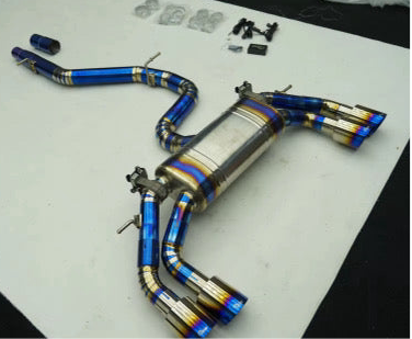 Volkswagen Golf R MK7/7.5 2.0 Performance sports Titanium Catback Exhaust 2016-2019-carbonizeduk