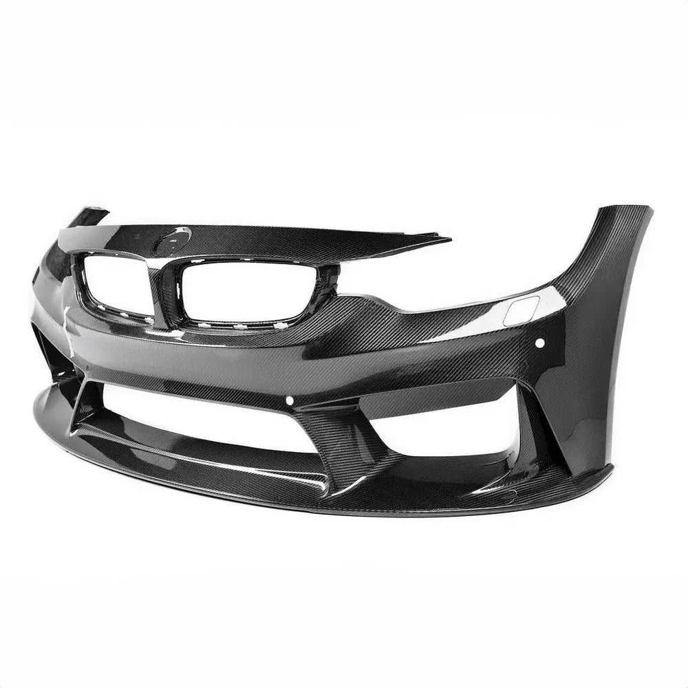 BMW M4 (F82/F83) 3D DESIGN STYLE CARBON FIBRE FULL PRE-PREG FRONT BUMPER REPLACEMENT-carbonizeduk