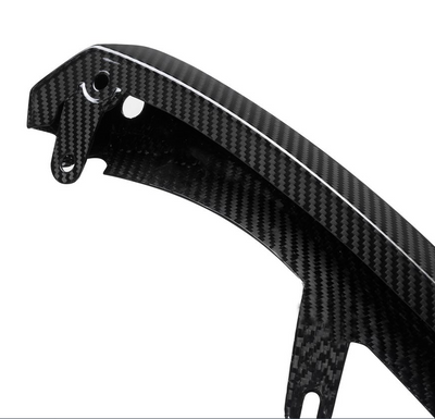 BMW M2 2023 G87 M PERF STYLE FRONT SPLITTER IN PRE PREG GLOSS CARBON FIBRE (G87)-carbonizeduk