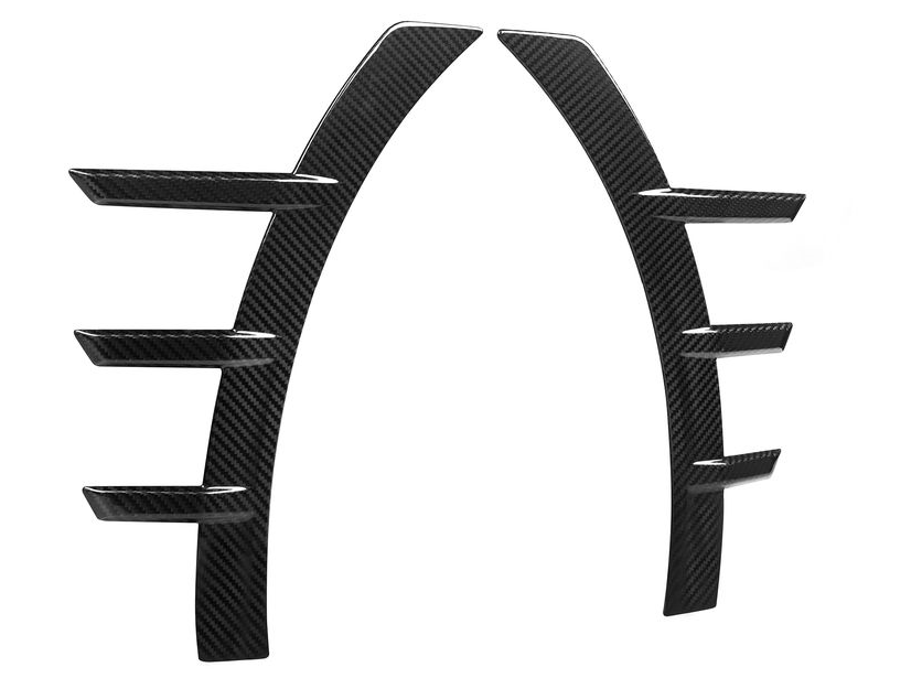 BMW M2 G87 PRE-PREG CARBON FIBRE FRONT SIDE FENDER TRIM SPATS BY CBUK (2023+)-carbonizeduk