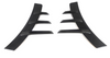 BMW M2 G87 PERFORMANCE STYLE REAR SIDE FENDER TRIMS IN PRE PREG GLOSS CARBON FIBRE (G87)-carbonizeduk