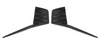BMW M2 G87 PERFORMANCE STYLE REAR REAR BUMPER INSERTS IN PRE PREG GLOSS CARBON FIBRE (G87)-carbonizeduk