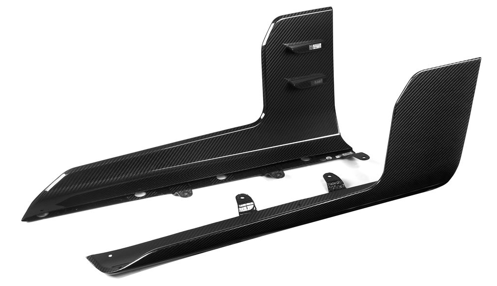 BMW M2 G87 PERFORMANCE STYLE SIDE SKIRTS IN PRE PREG GLOSS CARBON FIBRE (G87)-carbonizeduk