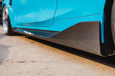 BMW G80 M3 & G82 M4 PRE-PREG CARBON FIBRE SIDE SKIRTS - MP-G80 M3 M4-carbonizeduk