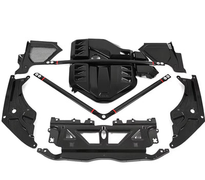 BMW G80 M3 / G82 M4 Full Dry Carbon Fiber Engine Bay Kit – Ultimate S58 12-Piece Prepreg Replacement-carbonizeduk