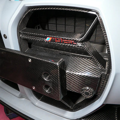BMW M3 CSL Gloss Black Front Grille Badge - Precision Fit for CSL Style Grilles-carbonizeduk