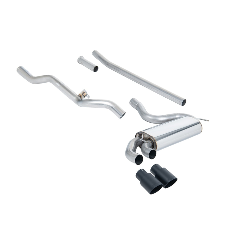Milltek Downpipe-back Exhaust Audi Coupe UR Quattro 10v Turbo 81-89-Exhaust System-carbonizeduk