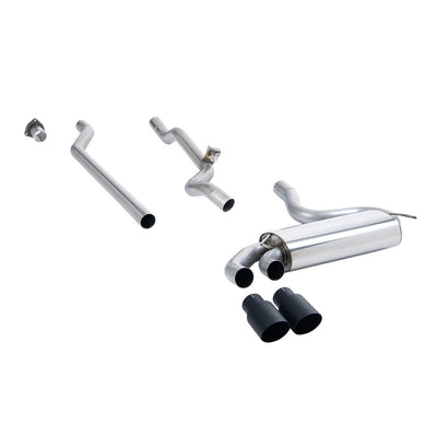 Milltek Downpipe-back Exhaust Audi Coupe UR Quattro 20v Turbo 89-91-Exhaust System-carbonizeduk