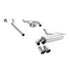 Milltek Downpipe-back Exhaust Audi Coupe UR Quattro 20v Turbo 89-91-Exhaust System-carbonizeduk