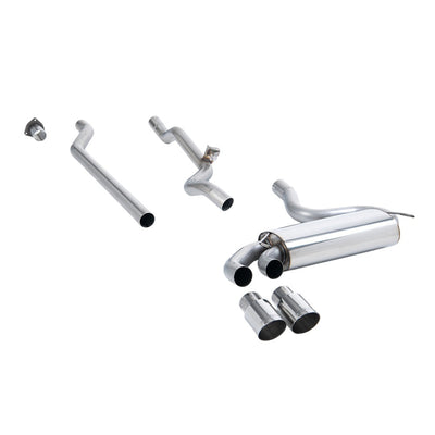 Milltek Downpipe-back Exhaust Audi Coupe UR Quattro 20v Turbo 89-91-Exhaust System-carbonizeduk