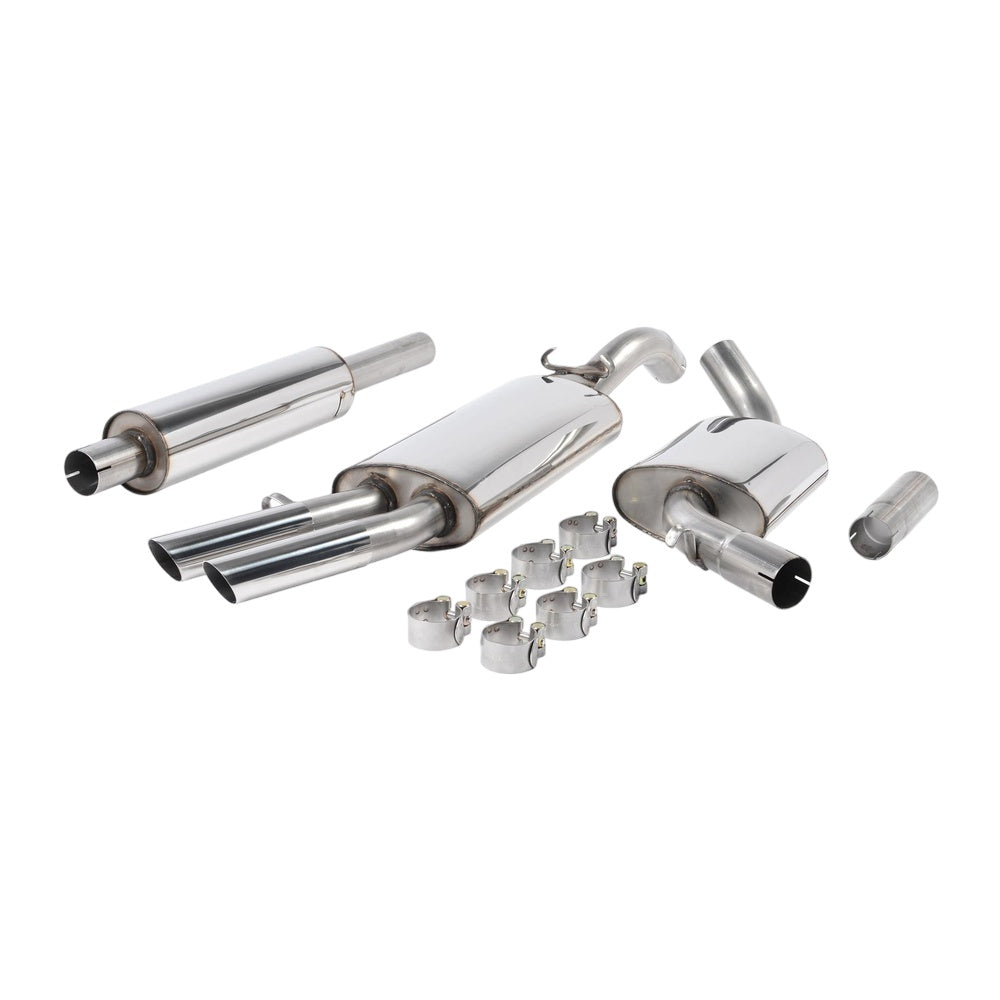 Milltek Front Pipe-back Exhaust Volkswagen Golf Mk2 GTI 8v 84-92-Exhaust System-carbonizeduk