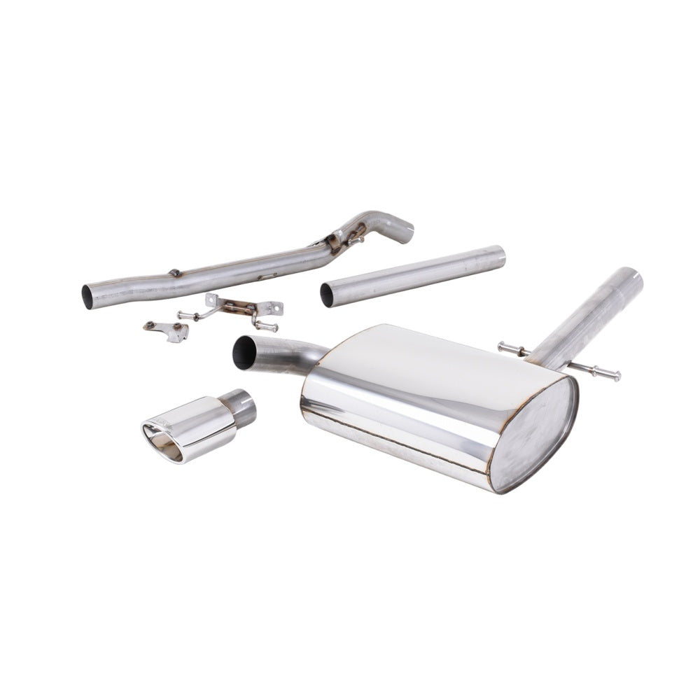 Milltek Cat Back Exhaust Volkswagen Corrado VR6 88-91-Exhaust System-carbonizeduk