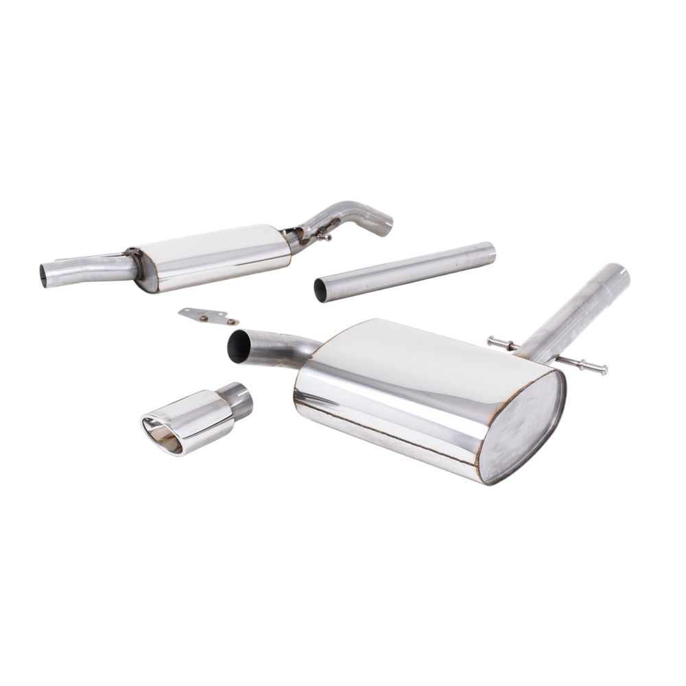 Milltek Cat Back Exhaust Volkswagen Corrado VR6 92-95-Exhaust System-carbonizeduk