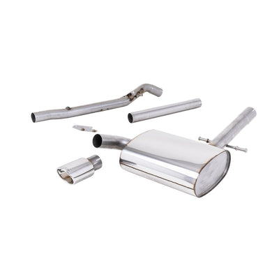 Milltek Cat Back Exhaust Volkswagen Corrado VR6 92-95-Exhaust System-carbonizeduk