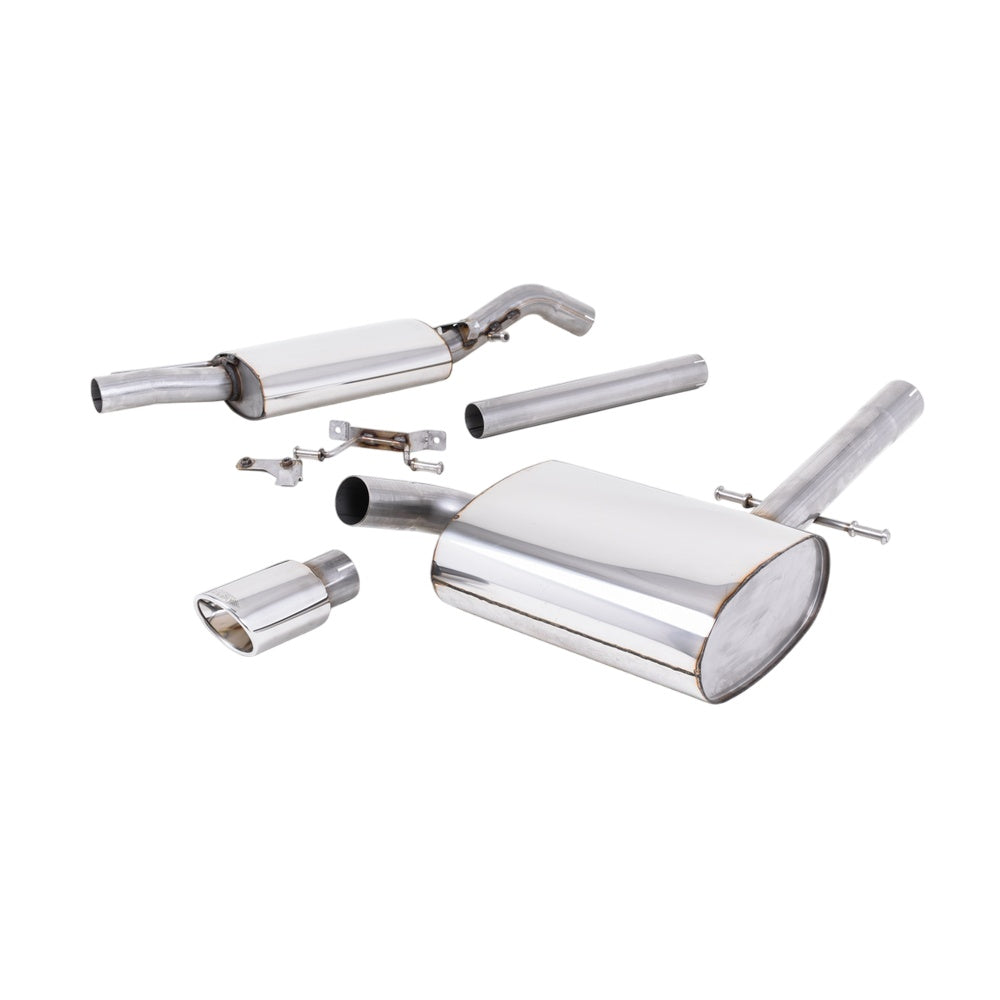 Milltek Cat Back Exhaust Volkswagen Corrado G60 1.8 88-91-Exhaust System-carbonizeduk