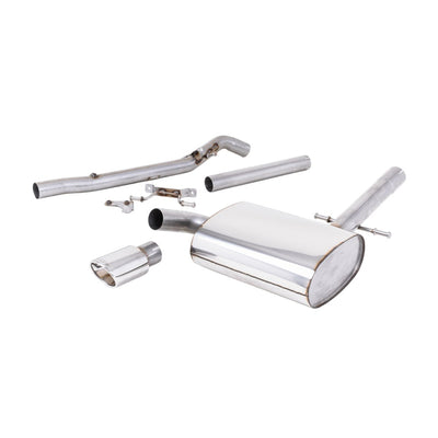 Milltek Cat Back Exhaust Volkswagen Corrado G60 1.8 88-91-Exhaust System-carbonizeduk