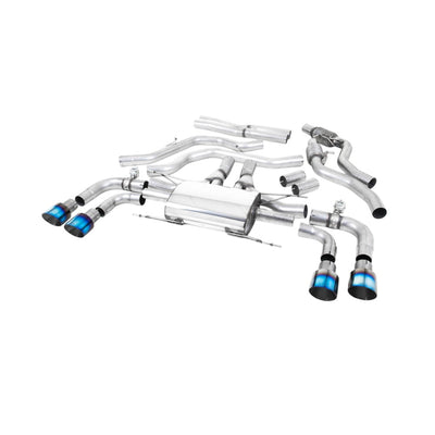 Milltek Cat Back Exhaust Alfa Romeo Giulia Quadrifoglio 2.9 V6 Bi-Turbo (Non OPF/GPF Models) 17-25-Exhaust System-carbonizeduk
