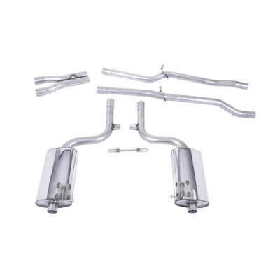 Milltek Cat Back Exhaust Audi S4 4.2 V8 Quattro B6 Saloon / Sedan, Avant, and Cabriolet 03-05-Exhaust System-carbonizeduk