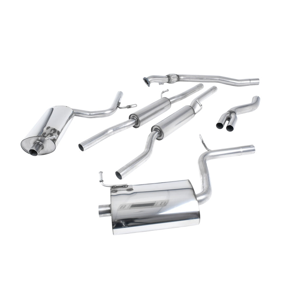 Milltek Cat Back Exhaust Audi A4 2.0 TFSi B7 Quattro and DTM 05-08-Exhaust System-carbonizeduk