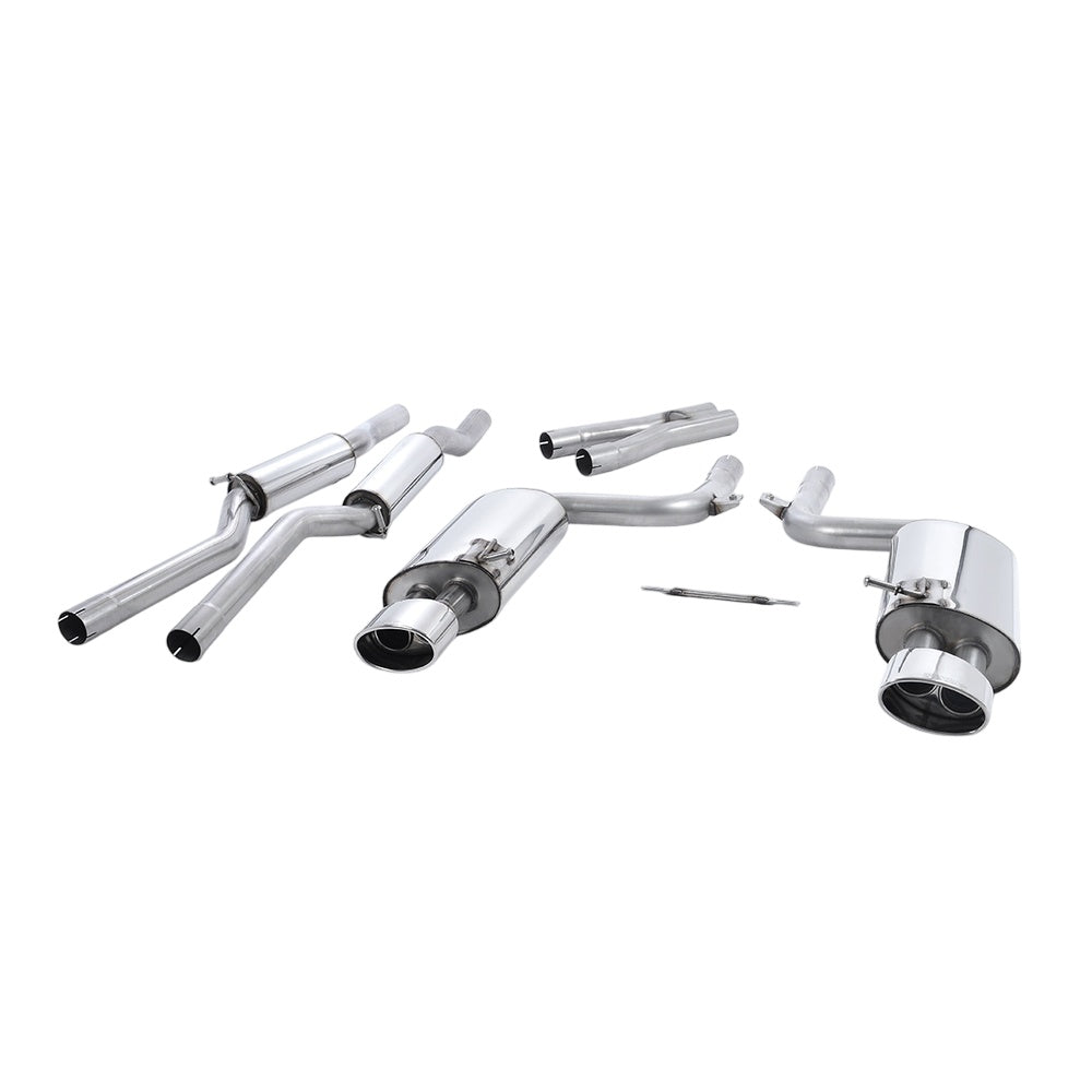 Milltek Cat Back Exhaust Audi RS4 B7 4.2 V8 Saloon, Avant and Cabriolet 06-08-Exhaust System-carbonizeduk