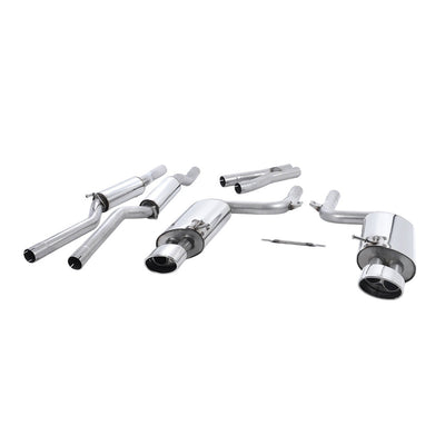 Milltek Cat Back Exhaust Audi RS4 B7 4.2 V8 Saloon, Avant and Cabriolet 06-08-Exhaust System-carbonizeduk