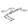 Milltek Cat Back Exhaust Audi S3 2.0 TFSi Quattro Saloon / Sedan 310PS 8Y (North American / Non-OPF Models Only) 22-25-Exhaust System-carbonizeduk