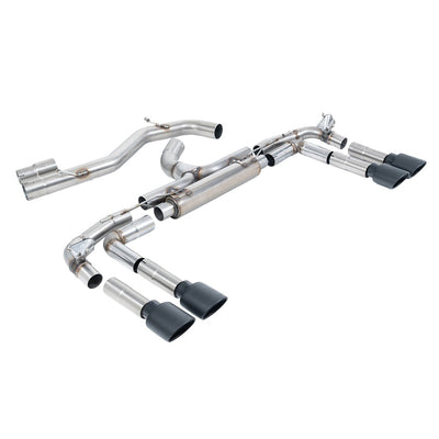 Milltek Cat Back Exhaust Audi S3 2.0 TFSi Quattro Saloon / Sedan 310PS 8Y (North American / Non-OPF Models Only) 22-25-Exhaust System-carbonizeduk