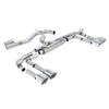 Milltek Cat Back Exhaust Audi S3 2.0 TFSi Quattro Saloon / Sedan 310PS 8Y (North American / Non-OPF Models Only) 22-25-Exhaust System-carbonizeduk