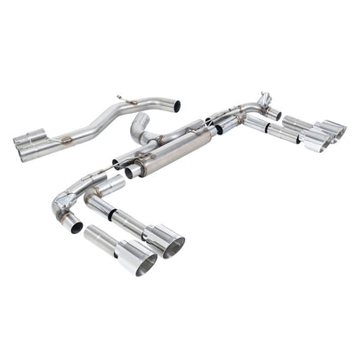 Milltek Cat Back Exhaust Audi S3 2.0 TFSi Quattro Saloon / Sedan 310PS 8Y (North American / Non-OPF Models Only) 22-25-Exhaust System-carbonizeduk