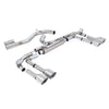 Milltek Cat Back Exhaust Audi S3 2.0 TFSi Quattro Saloon / Sedan 310PS 8Y (North American / Non-OPF Models Only) 22-25-Exhaust System-carbonizeduk