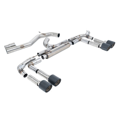 Milltek Cat Back Exhaust Audi S3 2.0 TFSi Quattro Saloon / Sedan 310PS 8Y (North American / Non-OPF Models Only) 22-25-Exhaust System-carbonizeduk