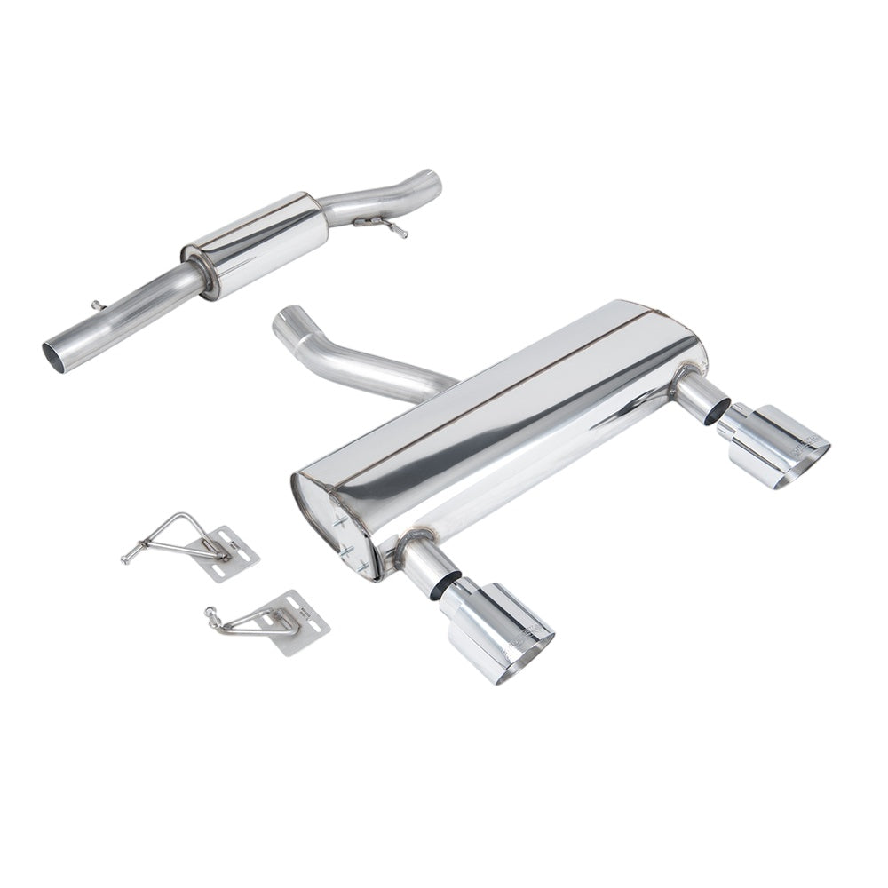 Milltek Cat Back Exhaust Audi TT 3.2 V6 Quattro Coupe and Roadster 03-06-Exhaust System-carbonizeduk