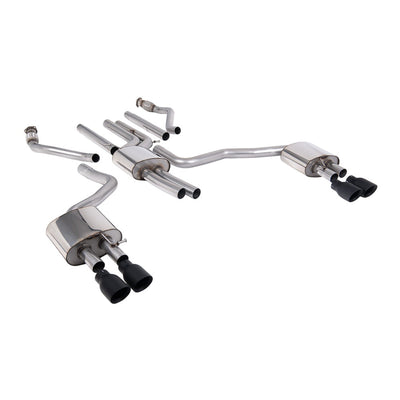 Milltek Cat Back Exhaust Audi A6 3.0TFSi V6 (S-Line Facelift Models Only) C7.5 15-18-Exhaust System-carbonizeduk