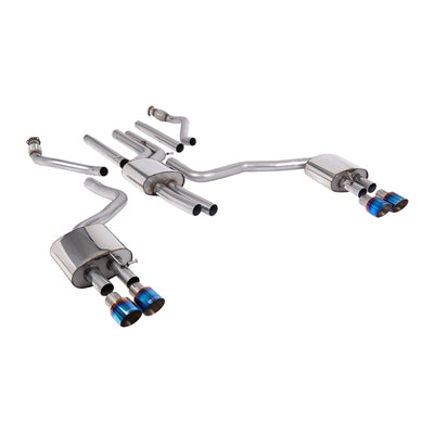 Milltek Cat Back Exhaust Audi A6 3.0TFSi V6 (S-Line Facelift Models Only) C7.5 15-18-Exhaust System-carbonizeduk