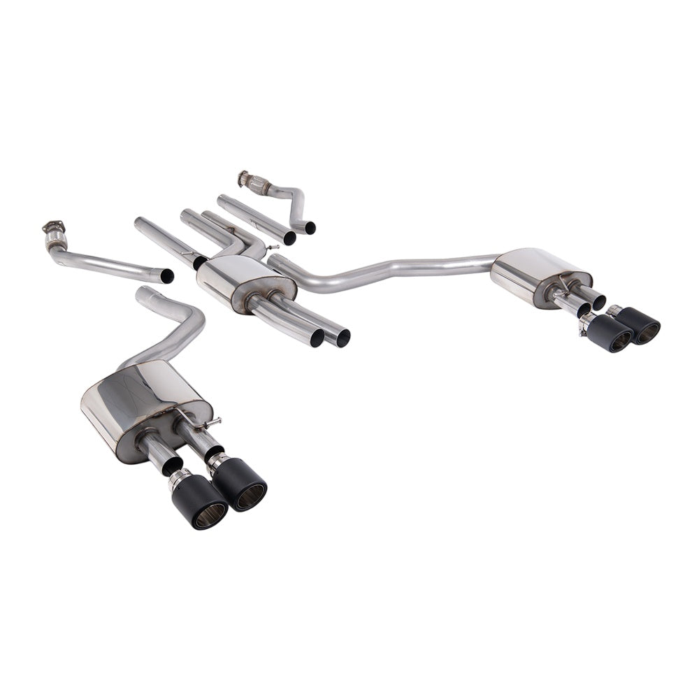 Milltek Cat Back Exhaust Audi A6 3.0TFSi V6 (S-Line Facelift Models Only) C7.5 15-18-Exhaust System-carbonizeduk