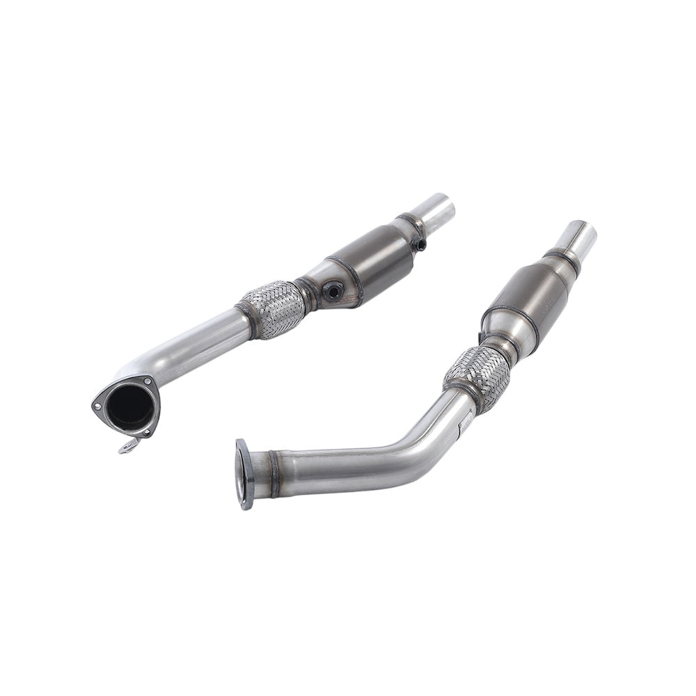 Milltek Hi-Flow Sports Cats Exhaust Audi RS4 B7 4.2 V8 Saloon, Avant and Cabriolet 06-08-Manifolds, Decats & Sports Cats-carbonizeduk
